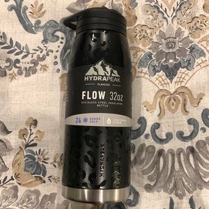 HydraPeak FLOW 32oz- Black leopard print